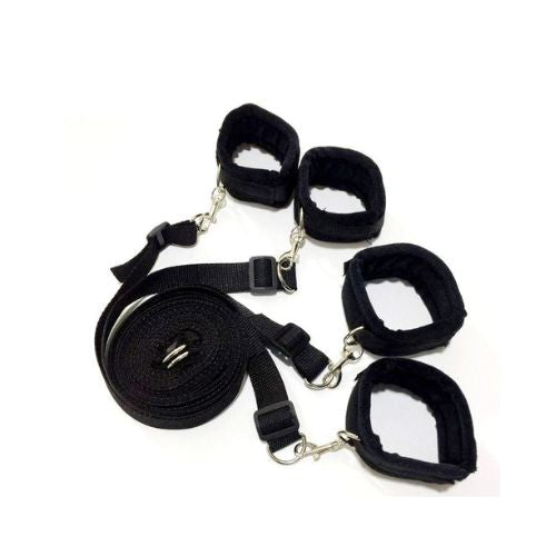 BDSM Bed Restraints Kit: Handcuffs