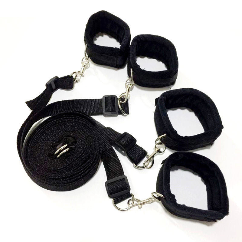 BDSM Bed Restraints Kit: Handcuffs