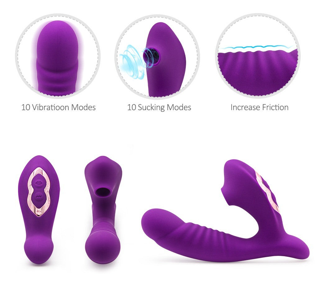 Silent Wearable Vibrating Neck Massager - Waterproof, Soft Vibrator for Women