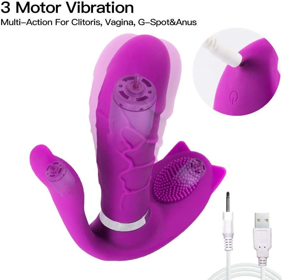 Wireless Wearable Vibrator - Smooth Silicone, USB Rechargeable