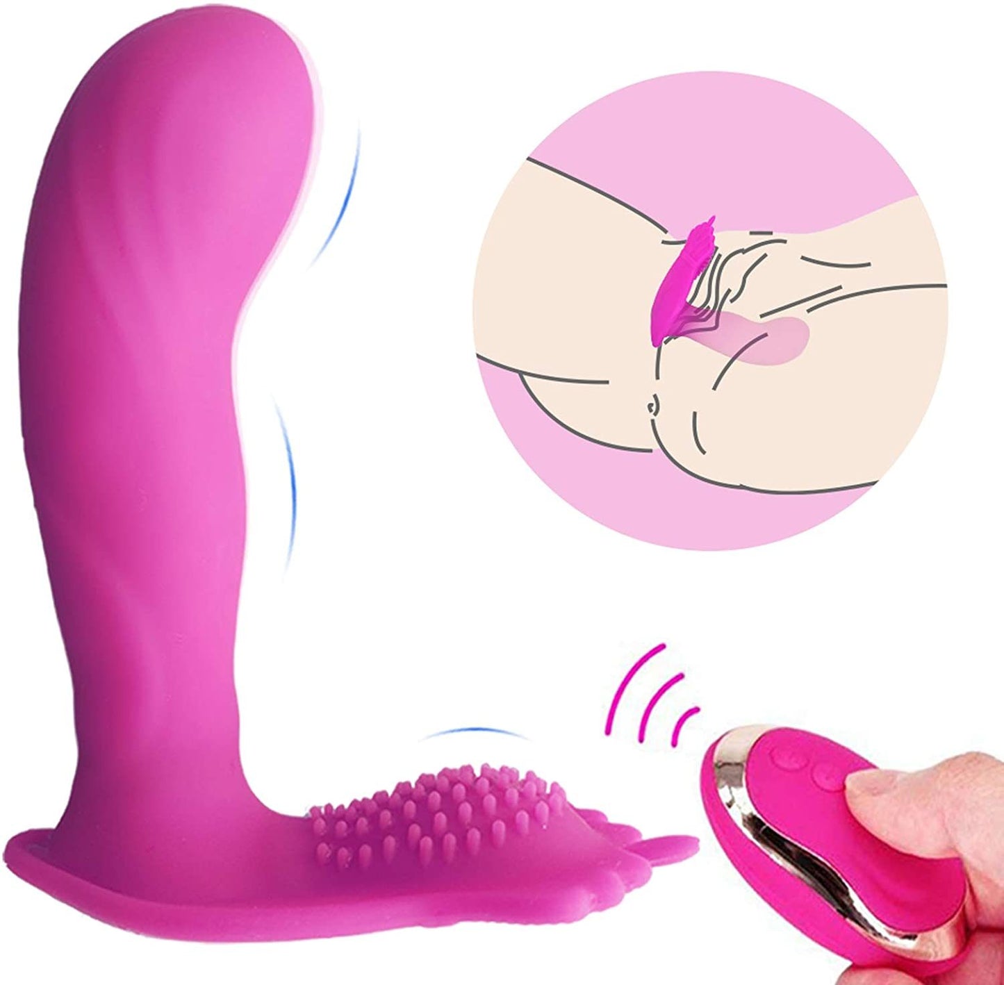 Silent Dual Motor Panty Vibrator - 10 Vibration Modes, USB Rechargeable, Waterproof