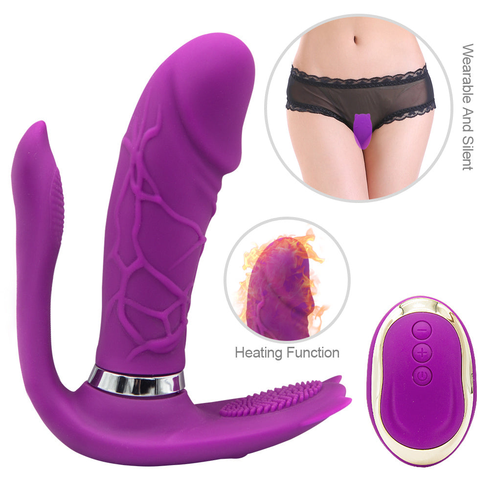 Wireless Wearable Vibrator - Smooth Silicone, USB Rechargeable