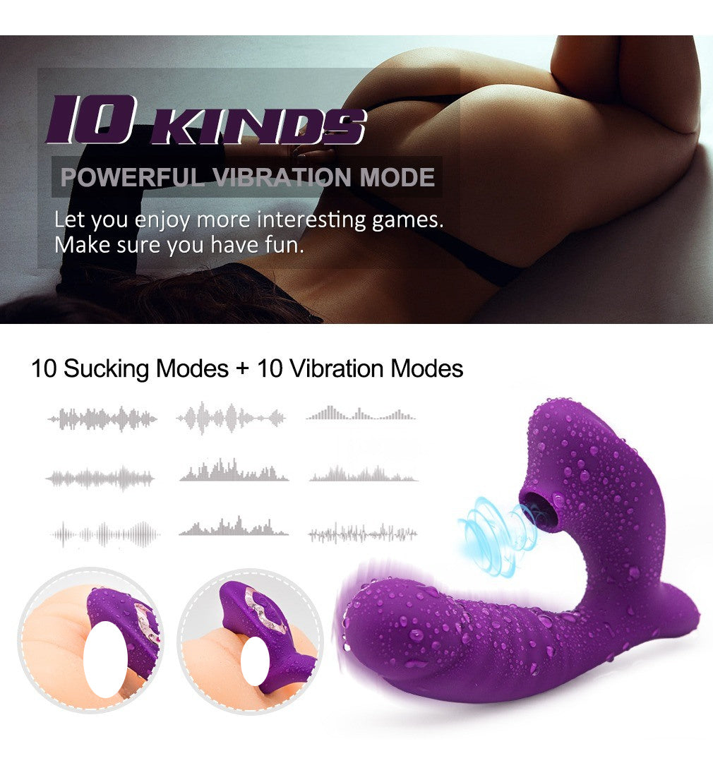 Silent Wearable Vibrating Neck Massager - Waterproof, Soft Vibrator for Women