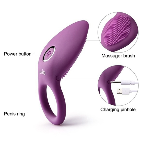 Vibrating Penis Ring for Couples - G Spot and Clitoris Stimulation