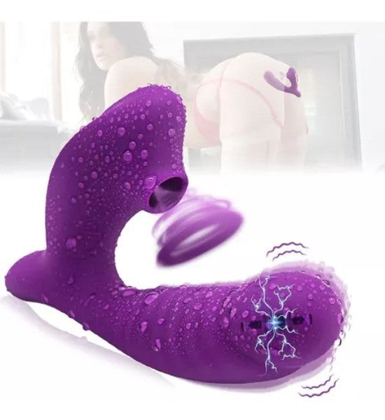 Silent Wearable Vibrating Neck Massager - Waterproof, Soft Vibrator for Women