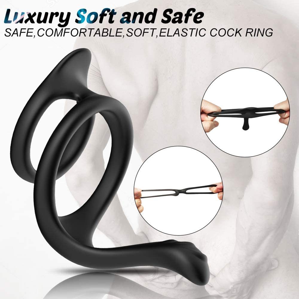 Erection Enhancer Double Ring for Improved Performance