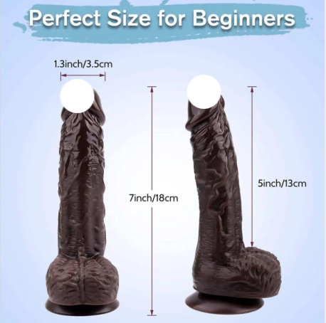 Large Dildo - Black Toy for Women