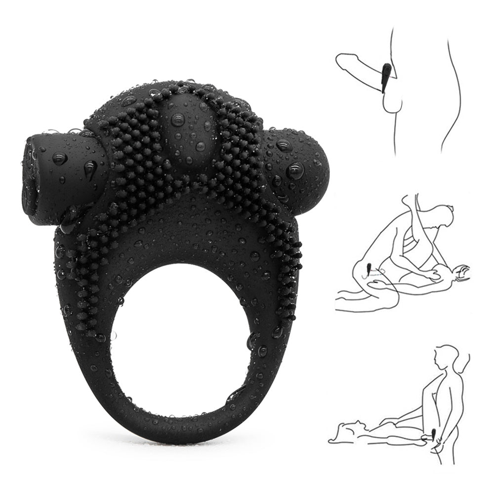 Double Locking Erection Ring for Improved Sexual Performance