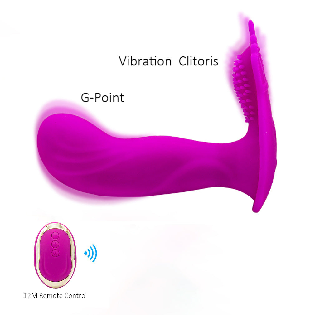 Silent Dual Motor Panty Vibrator - 10 Vibration Modes, USB Rechargeable, Waterproof