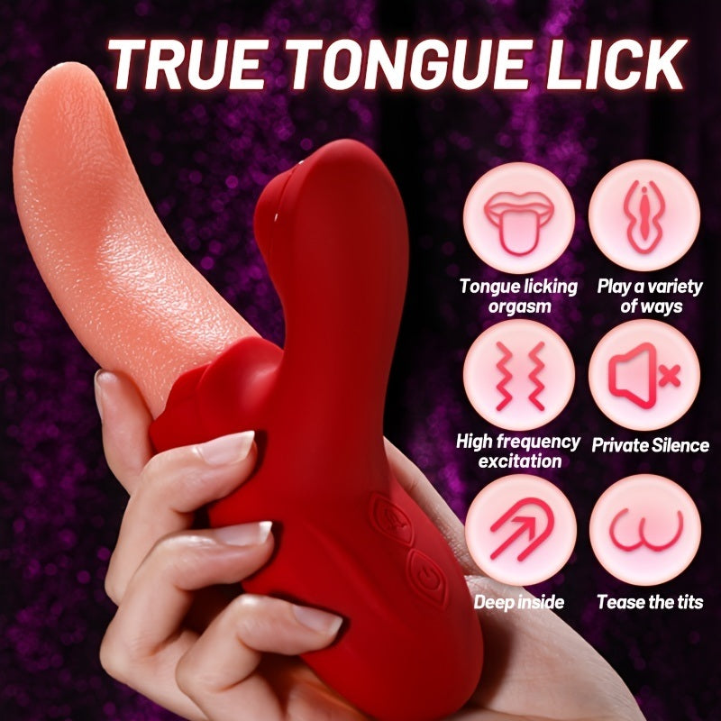 Tongue Licking Vibrator for Female Masturbation & Couples