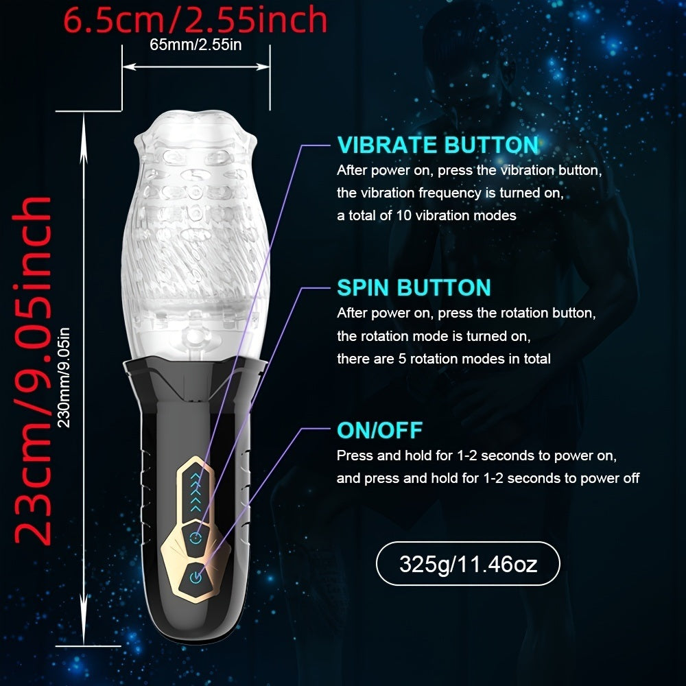 Automatic Male Masturbator Cup With 10 Vibrations