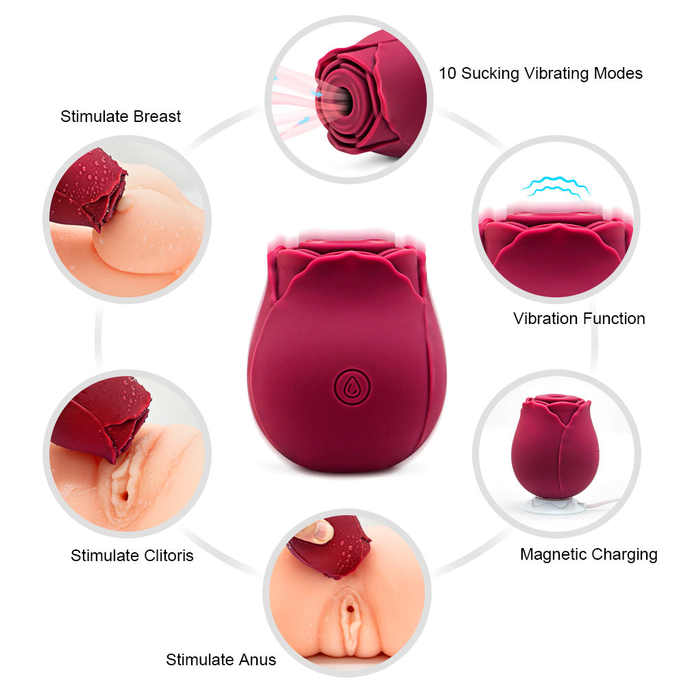 Mini Flower G-Spot Stimulator: USB Rechargeable and Waterproof