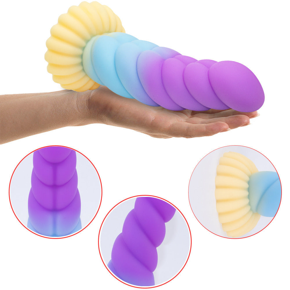 Anal Plug Silicone Threaded Anal Plug Butt plug for Women Masturbation Anal Dildos Soft Toys