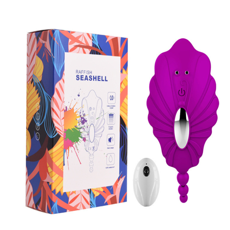 seashell 10 speeds Pink Color Remote Control clitoral vibrator invisible vibrator