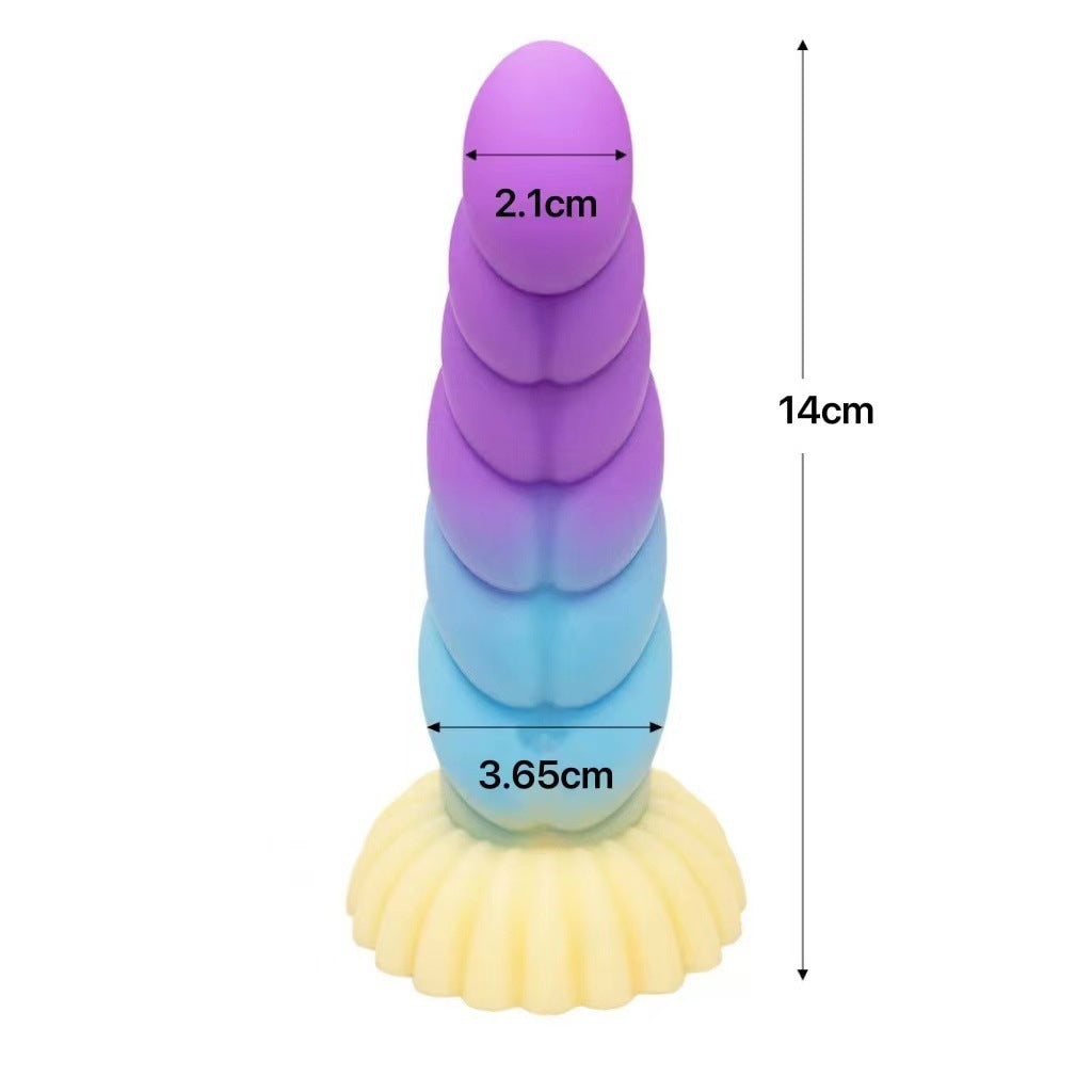 Anal Plug Silicone Threaded Anal Plug Butt plug for Women Masturbation Anal Dildos Soft Toys