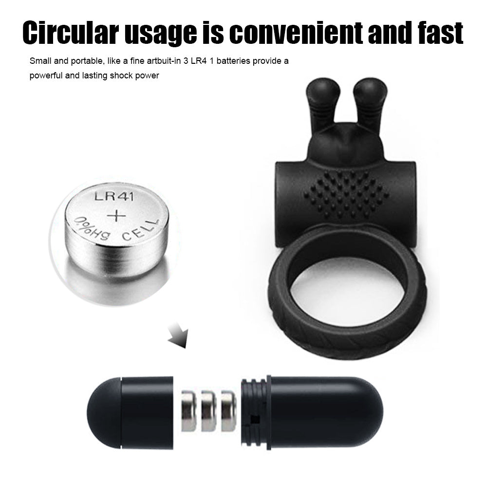 Vibrating Penis Ring for Men Couples Pleasure