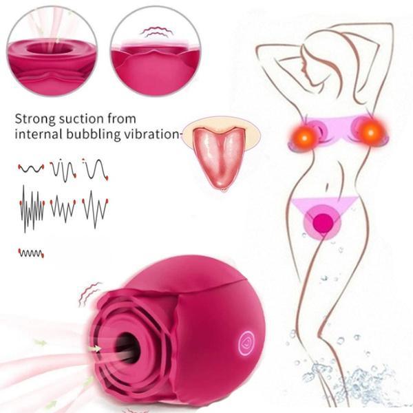 Rose Sex Toy for Women-Sucking Stimulator for Women.