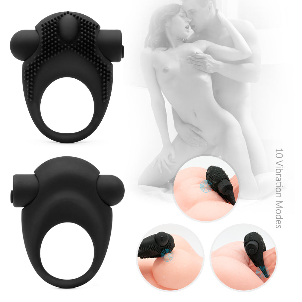 Double Locking Erection Ring for Improved Sexual Performance