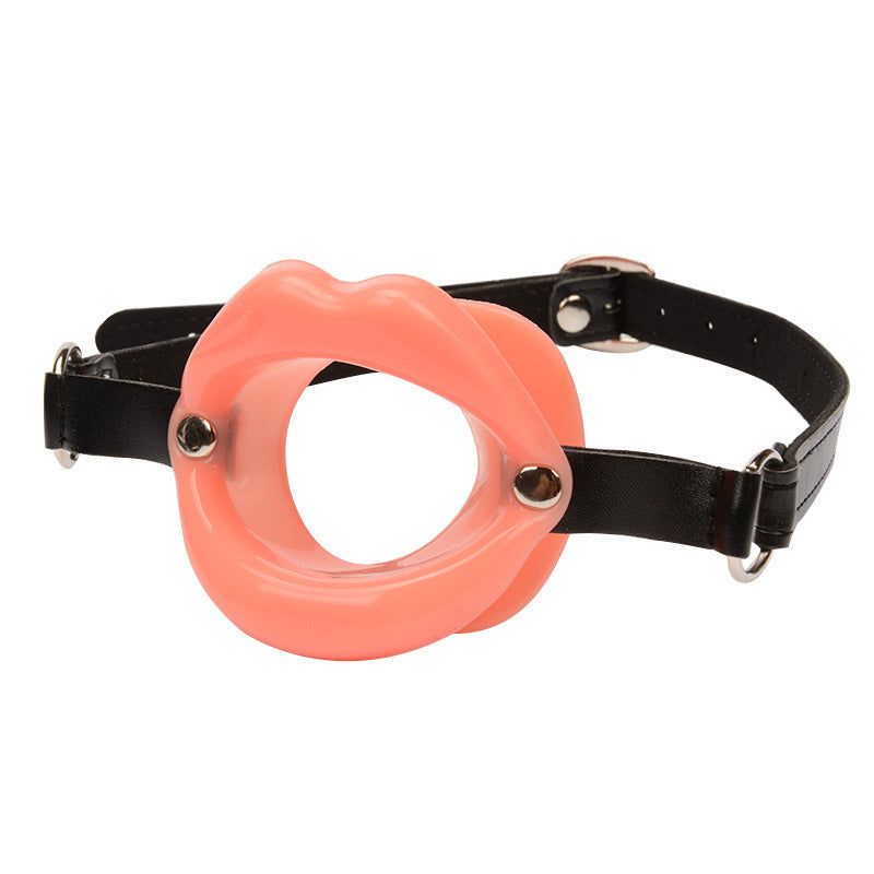 BDSM Bondage Restraint Silicone Lips O Ring Mouth Gag