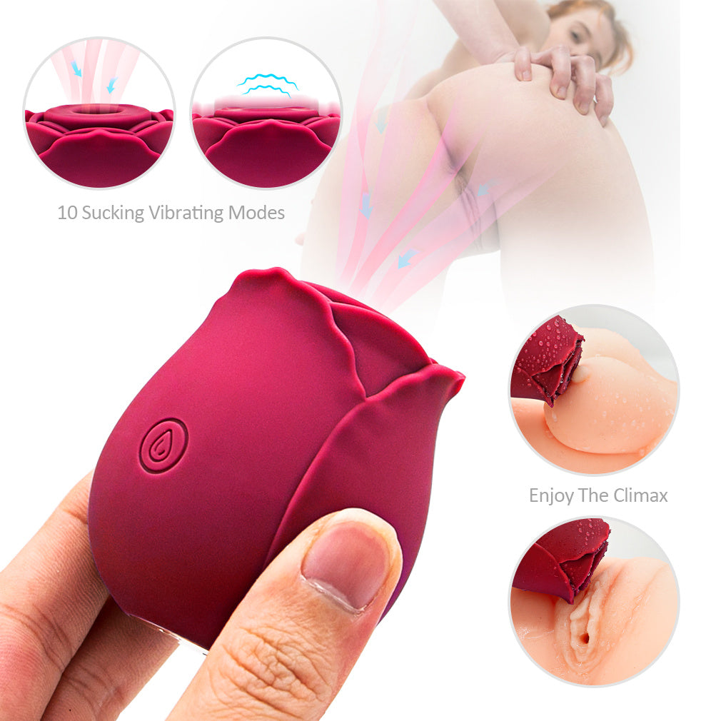 Mini Flower G-Spot Stimulator: USB Rechargeable and Waterproof