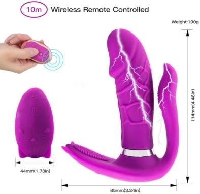 Wireless Wearable Vibrator - Smooth Silicone, USB Rechargeable