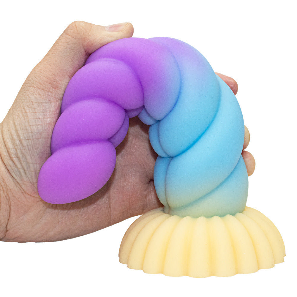 Anal Plug Silicone Threaded Anal Plug Butt plug for Women Masturbation Anal Dildos Soft Toys