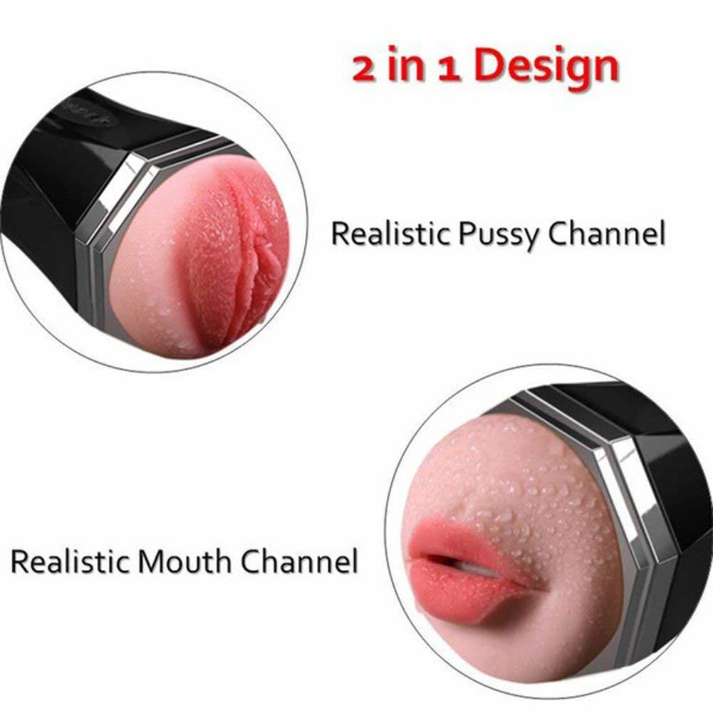 3-in-1 Male Masturbator - Realistic Textured