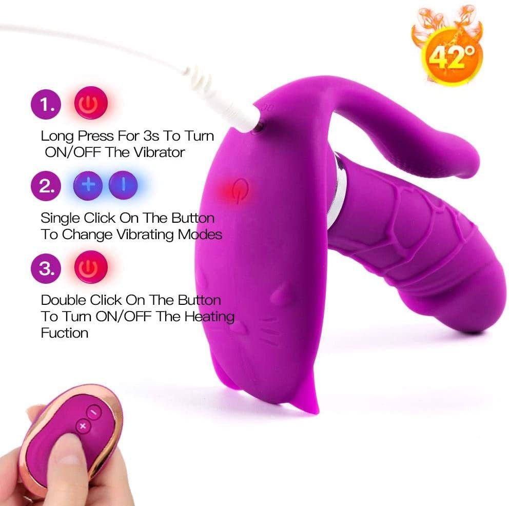 Wireless Wearable Vibrator - Smooth Silicone, USB Rechargeable