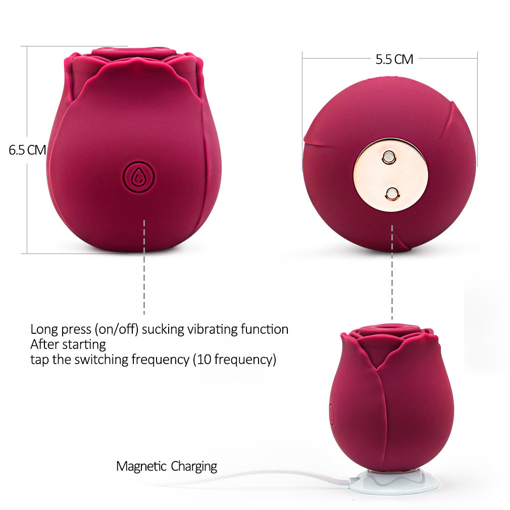 Mini Flower G-Spot Stimulator: USB Rechargeable and Waterproof