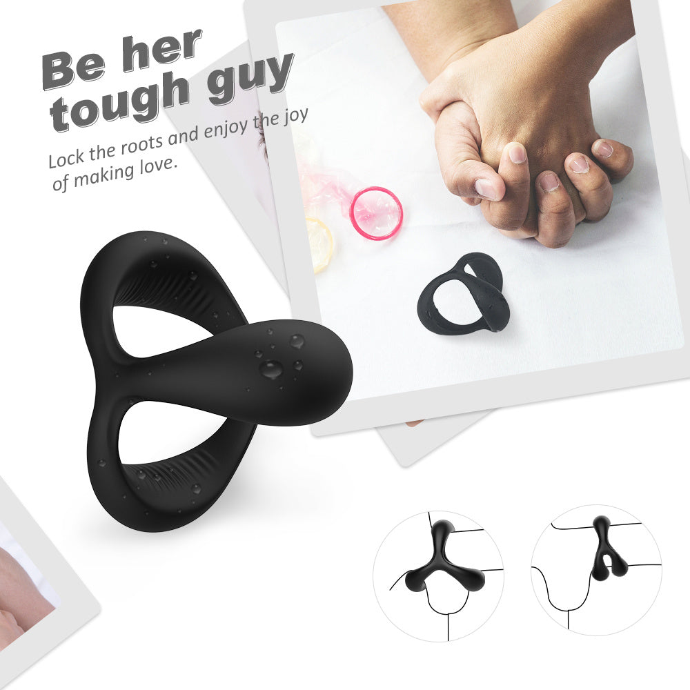 Silicone Strapon Cock Rings for Men