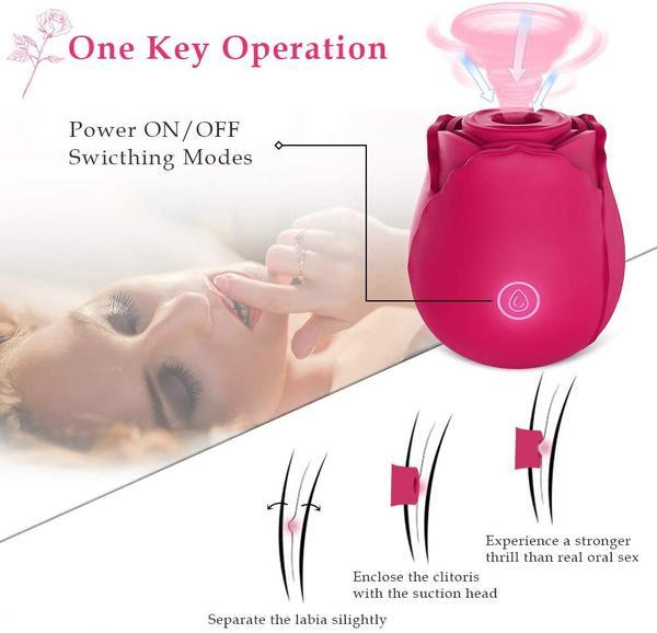 Rose Sex Toy for Women-Sucking Stimulator for Women.