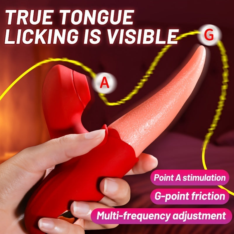 Tongue Licking Vibrator for Female Masturbation & Couples