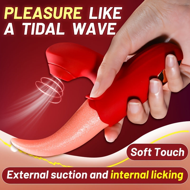 Tongue Licking Vibrator for Female Masturbation & Couples