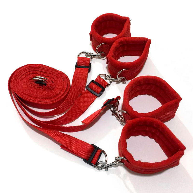 BDSM Bed Restraints Kit: Handcuffs