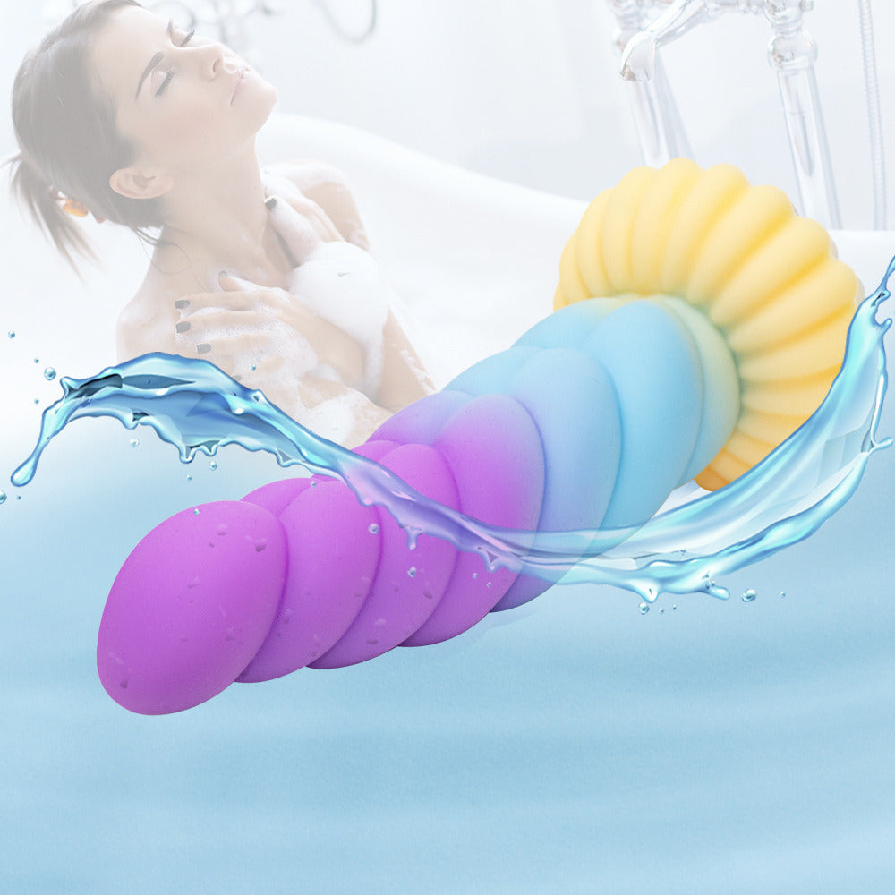 Anal Plug Silicone Threaded Anal Plug Butt plug for Women Masturbation Anal Dildos Soft Toys