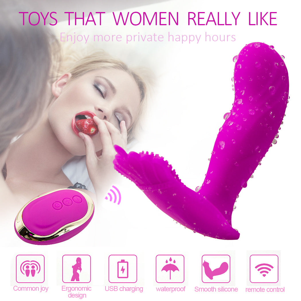 Silent Dual Motor Panty Vibrator - 10 Vibration Modes, USB Rechargeable, Waterproof