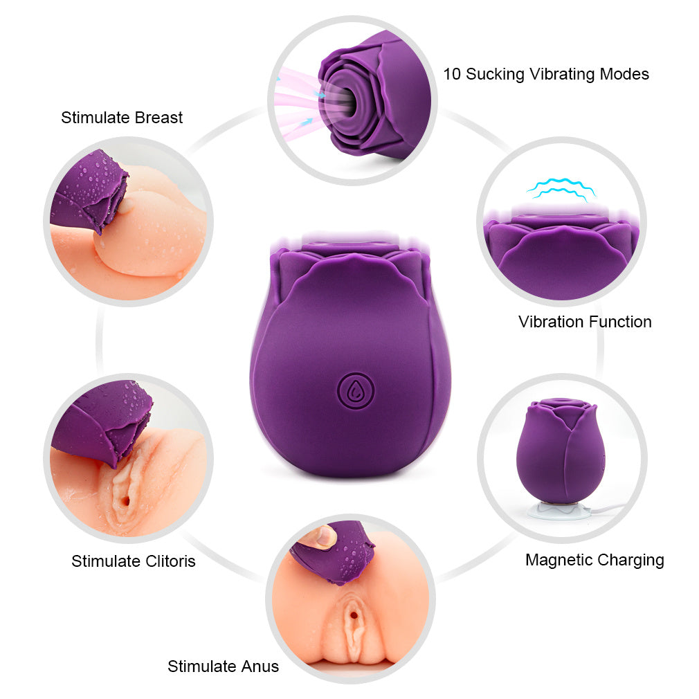 Mini Flower G-Spot Stimulator: USB Rechargeable and Waterproof