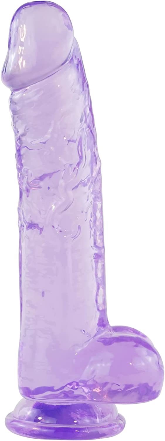 9 Inch Crystal Realistic Giant Dildo Silicone Adult Toys for Women