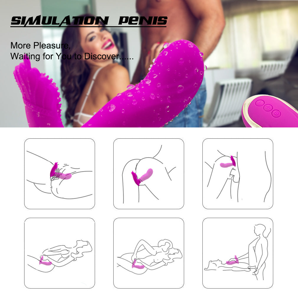 Silent Dual Motor Panty Vibrator - 10 Vibration Modes, USB Rechargeable, Waterproof