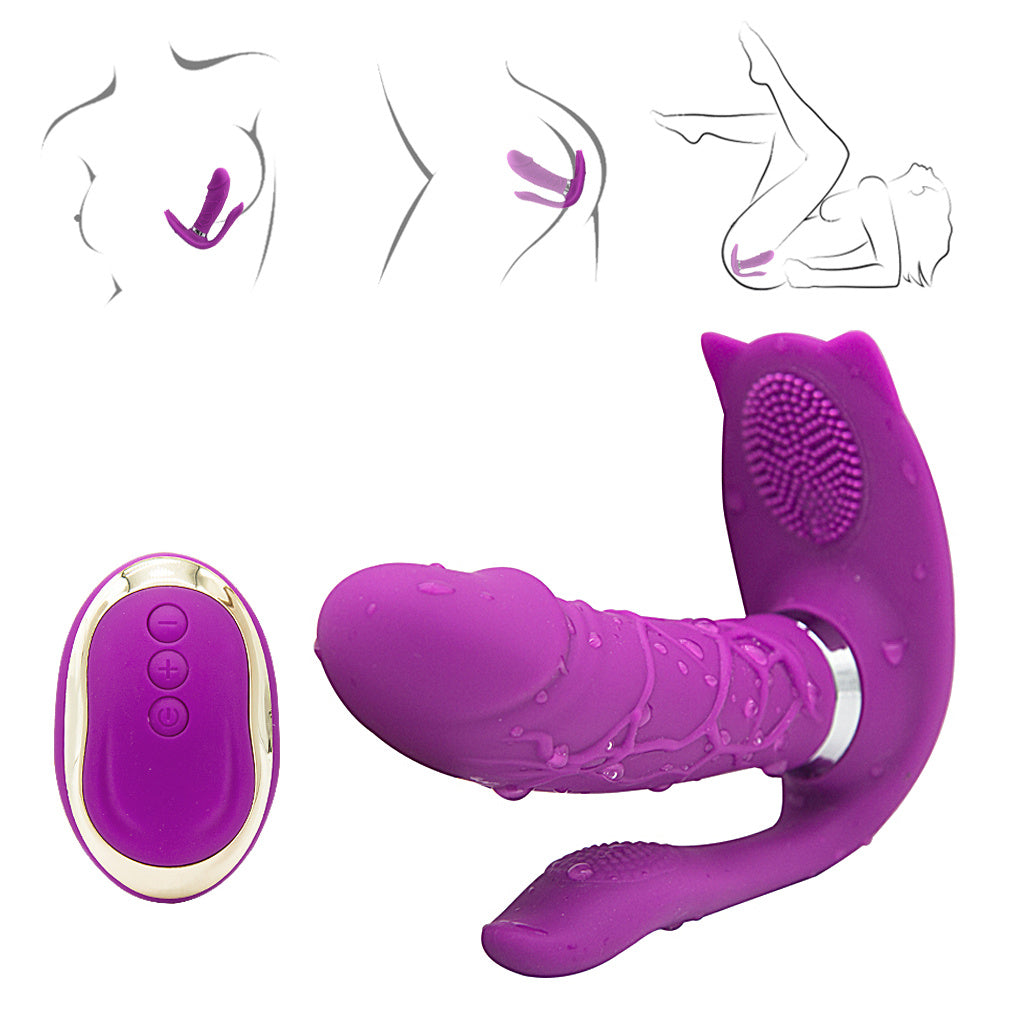 Wireless Wearable Vibrator - Smooth Silicone, USB Rechargeable