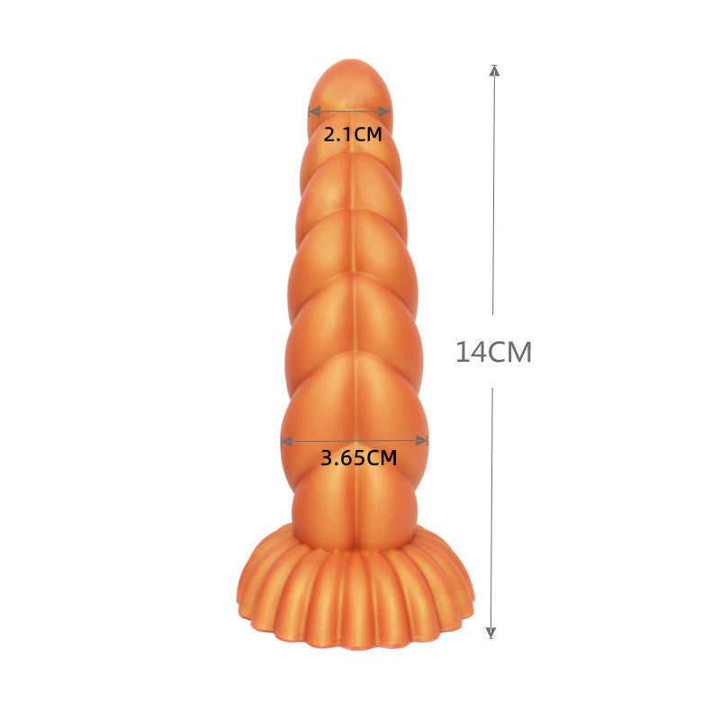 Anal Plug Silicone Threaded Anal Plug Butt plug for Women Masturbation Anal Dildos Soft Toys